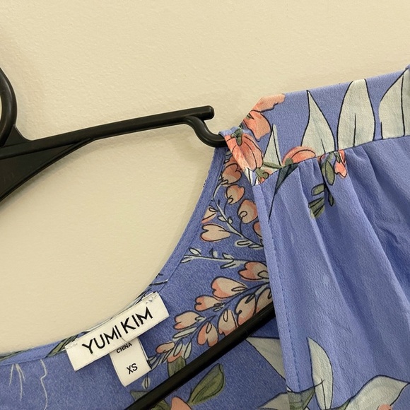 Yumi Kim silk wrap mini dress wedding fairy core boho chic girly spring - Picture 2 of 4